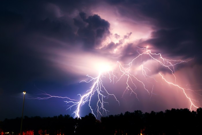 Blitz donner wien gewitter traf neujahrstag erstes kam gestern vienna symbolbild