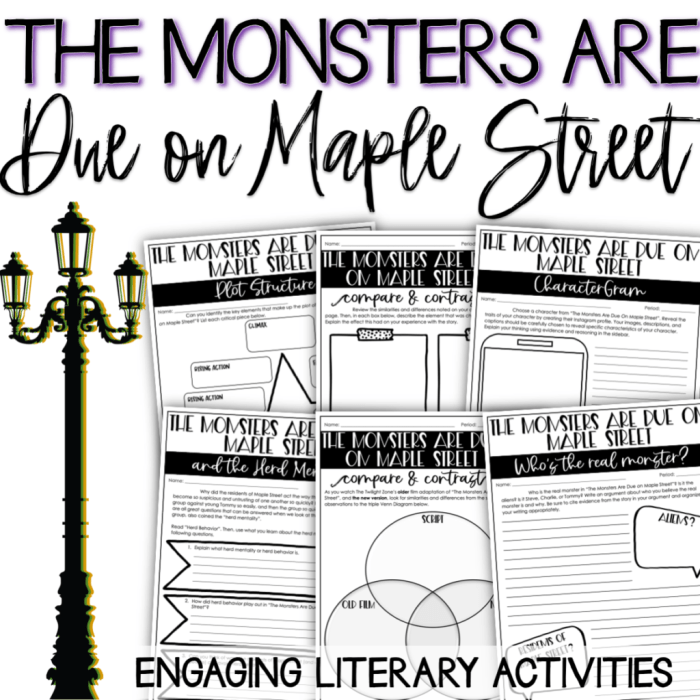 The monsters are due on maple street theme