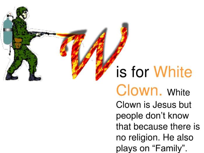 Fahrenheit 451 the white clown