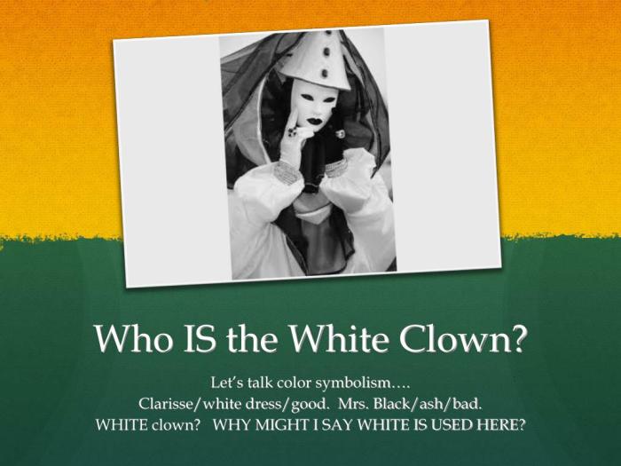 Fahrenheit 451 the white clown