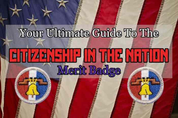 Citizen in the community merit badge workbook