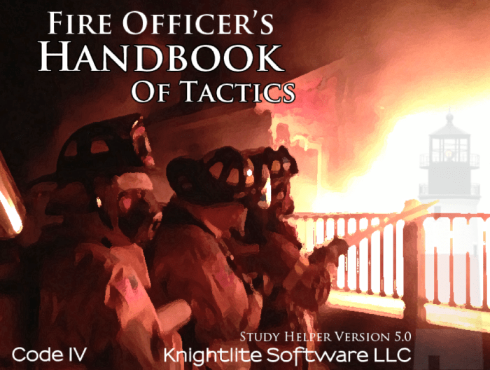 Fire officer's handbook of tactics 5th edition