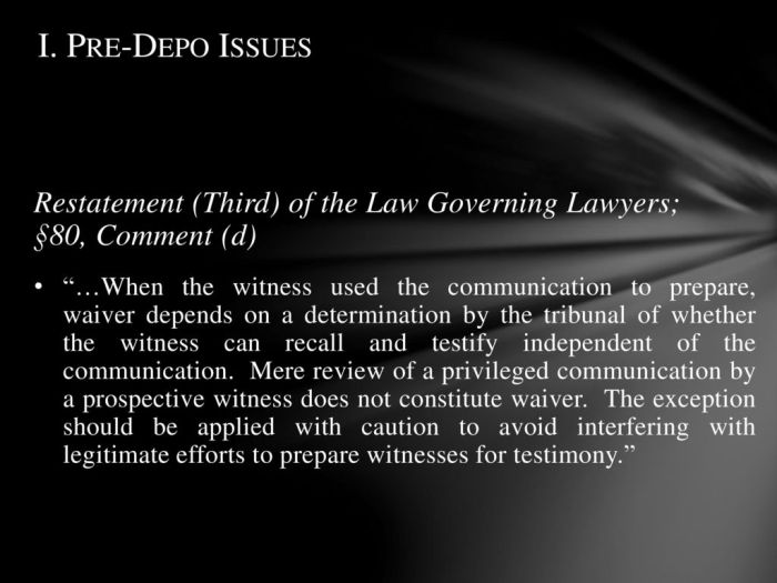 Restatement of law governing lawyers