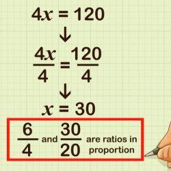 What is the value of x in the proportion below