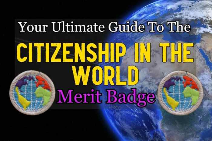 Citizen in the community merit badge workbook