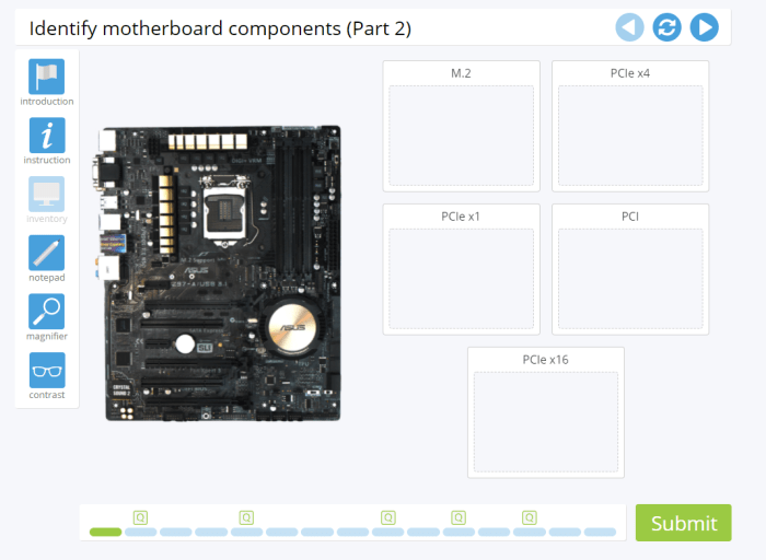 Lab 2-3 testing mode identify motherboard components part 1