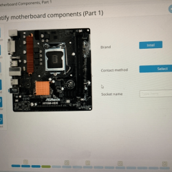 Lab 2-3 testing mode identify motherboard components part 1